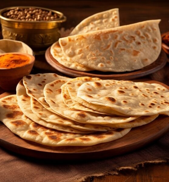 Healthy eating Freshness in a homemade, high angle view meal generated by artificial intelligence